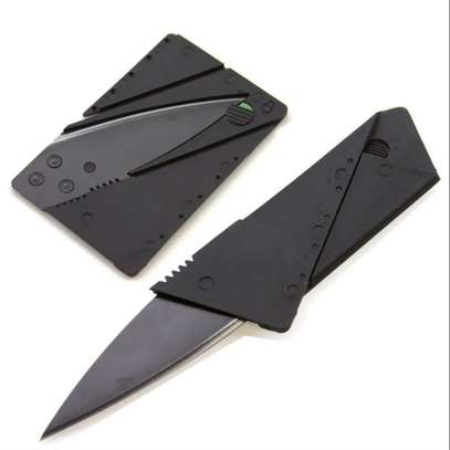 Foldable Card Pocket Knife Camping Wallet Business Pen image 9