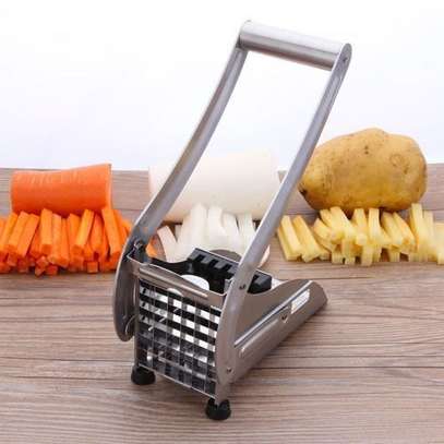 Fries/Chips Cutter- Stainless Steel Potato Chopper Chipser image 3