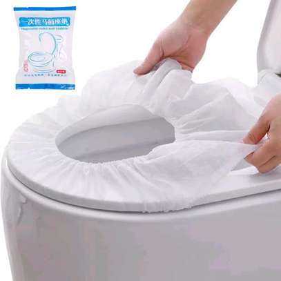 10 pieces Disposable toilet seat covers image 1