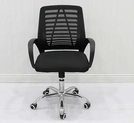 Office Chair: Swivel Mesh Office Seat image 1