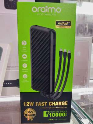 10,000mAh Powerbank, 12W Fast Charge, 4 outputs, Slim image 1