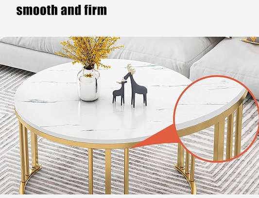 Office Table: Nestle Round Home Coffee Table image 5