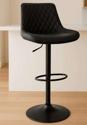 Office Barstool: Quilted Back Modern Office Barstool image 1