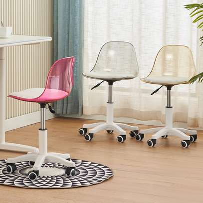 Dining Chair; Modern Eames Swivel Dining Chair image 2