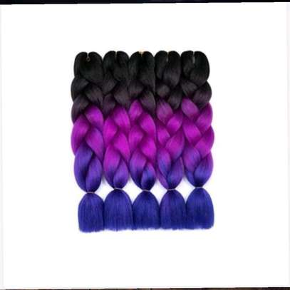 3 tone ombre braiding hair or extension image 3