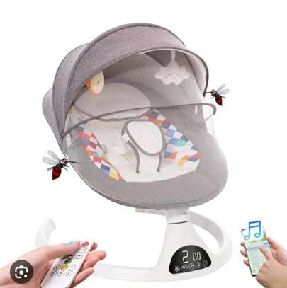 Foldable kids musical & durable baby bouncer image 3