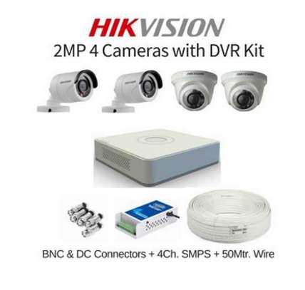 HIK Vision Four CCTV Cameras Complete System Kit. image 2
