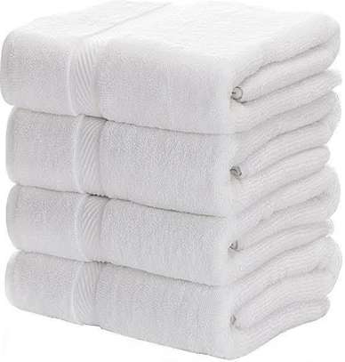 Camel Whit cotton towels image 1