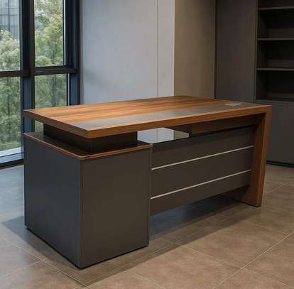 Wooden 140cm Home Office Desk image 1