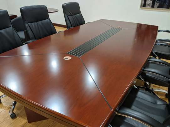 8 Seater Mahogany Boardroom Table image 9