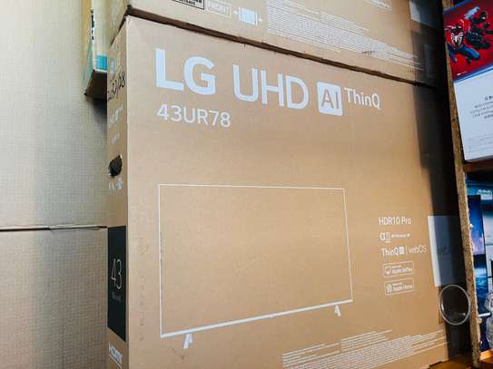 LG 43 INCHES SMART UHD/4K FRAMELESS TV image 2