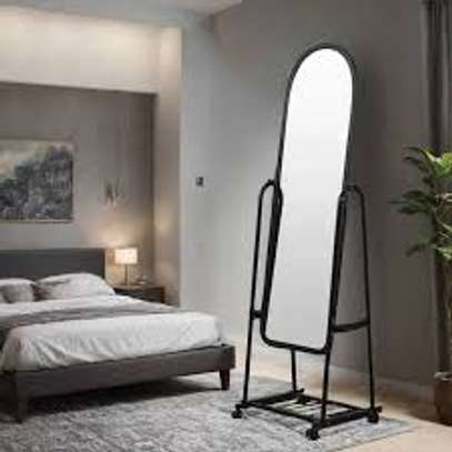 Black Metal Framed Home Dressing Mirror image 6