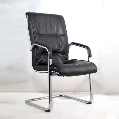 Leather Office Guest Chair image 6