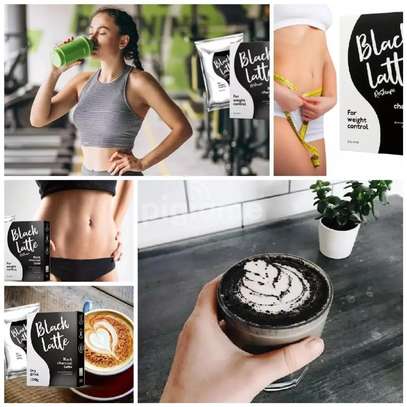 Black Latte Dry Drink Reshape / Slimming Coffee From Russia image 1