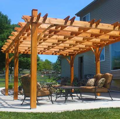 Pergolas timber supply(shaped ,smoothened&sanded) image 2