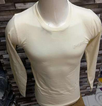 Long Sleeve Quality Plain T Shirts image 1