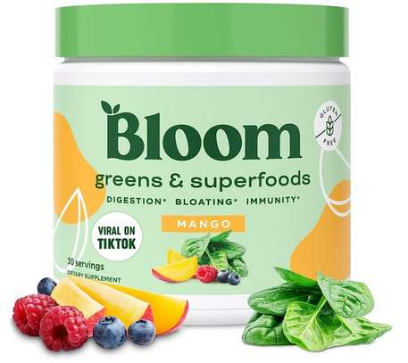 Bloom Nutrition Super Greens Powder Smoothie & Juice Mix image 2