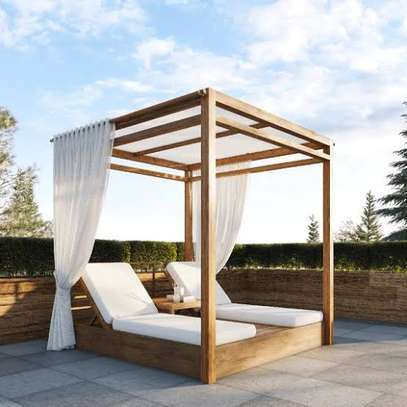 Outdoor canopy daybeds(teak,Meru oak,camphor) image 4