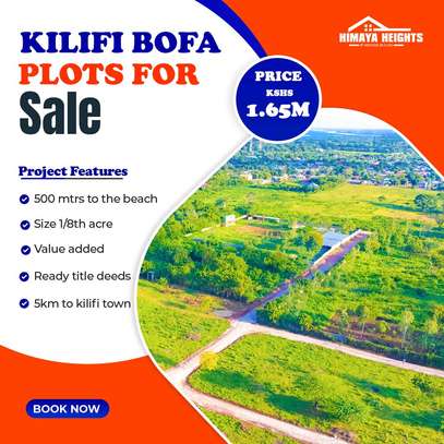 Own 50 by 100 Sqft plot 700 meters to Bofa beach Kilifi image 1