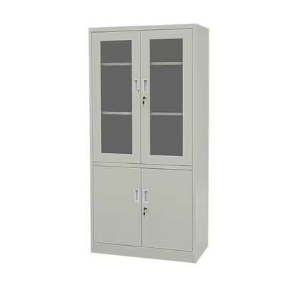 Half‑Glass 2‑Door Metallic Filing Cabinet image 4