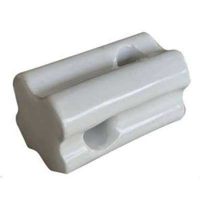 Porcelain Bullnose Strainer Insulator image 1