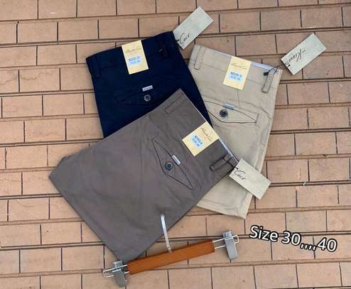 High quality khaki trousers image 2