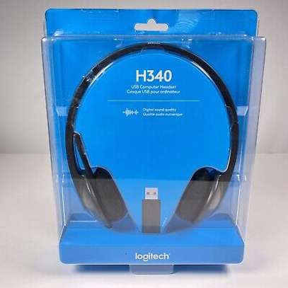 Logitech H340 USB Stereo Headset. image 1