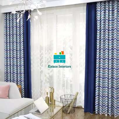 Floral Blue curtains image 4