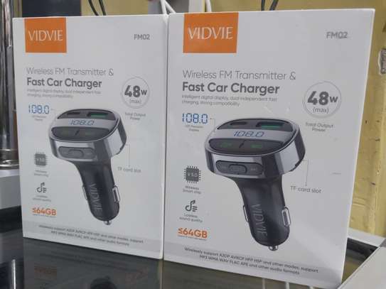 VIDVIE FM02  Car Chargers bluetooth FM transmitter FM02 image 1