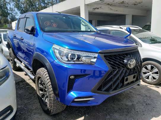 Toyota Hilux double cabin auto diesel 2019 blue image 10