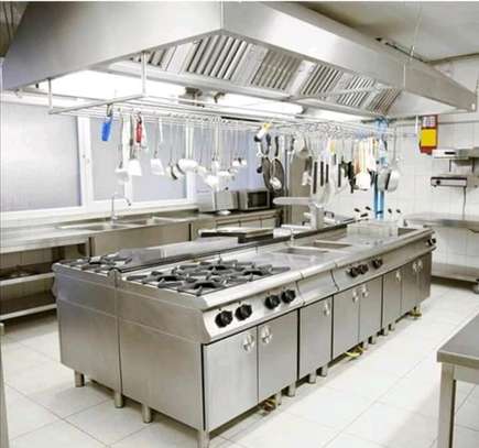 Big restaurant modern kitchen image 1