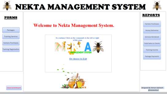 Nekta Management System Project 2022 image 1