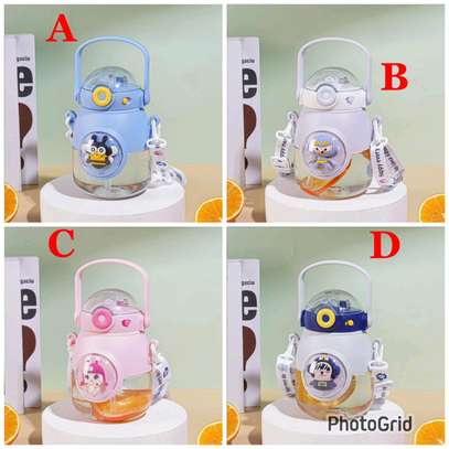*900mls  Kids Sippy Cup with pop design image 2