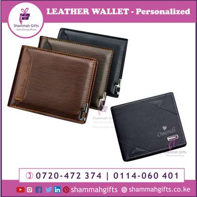 LEATHER WALLET - Personalized image 1