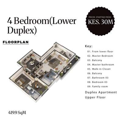 4 Bed Apartment with En Suite at Nyali image 20