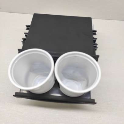 1 din Dash Kit Tray install kit with cup holder image 2