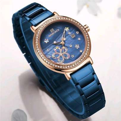 Luxury brand Women Watch Clock Steel Quartz Waterproof image 2