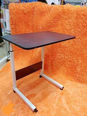 Tartan Classico Portable foldable laptop bedside table with moveable wheels.. image 1