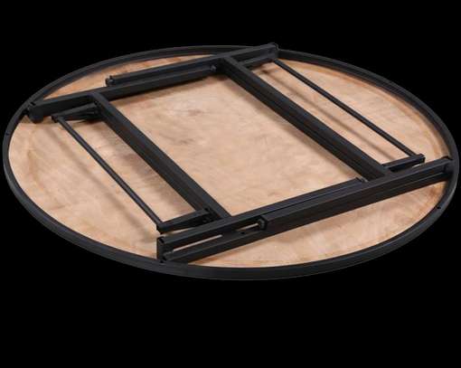 Office Table : Round Multi-Purpose Foldable Table image 2