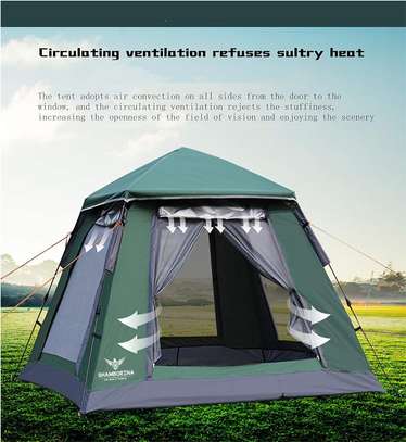 6 - 8 Persons Automatic Camping Tent with Flaps image 2