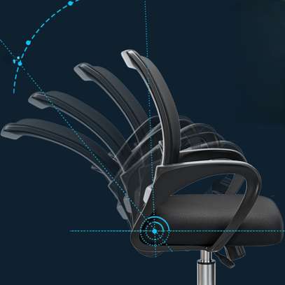 Ergonomic Upholstered Clerical Guest Chair image 4