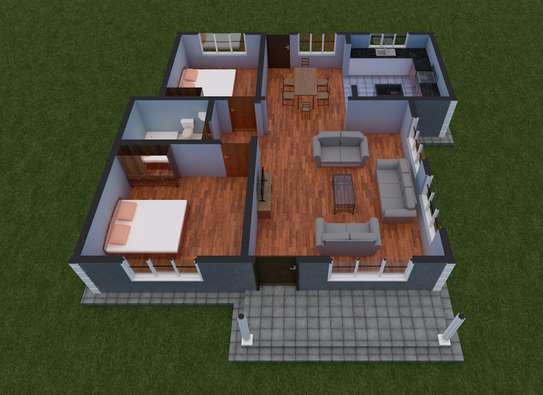A Classy Two Bedroom Bungalow image 3