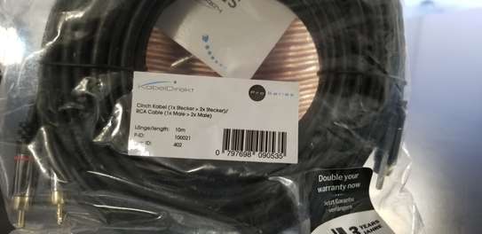 KabelDirekt 10m Y-Adapter RCA Subwoofer Cable image 3