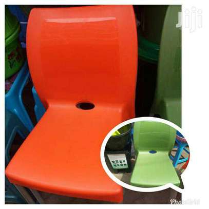 Stackable Plastic Chairs image 1