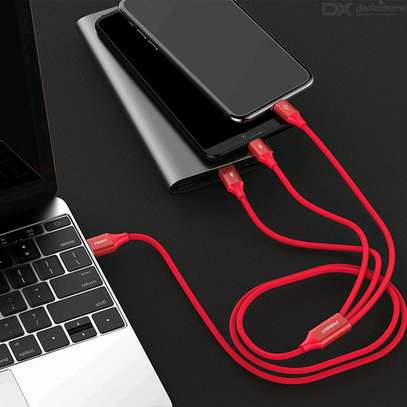 PISEN 3 in 1 Multifunction Data Charging Cable image 2