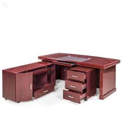 1.8 M Executive Mahogany Desk image 3