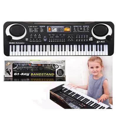Keyboard Kids 61 Key Electronic Digital Piano + Microphone image 4