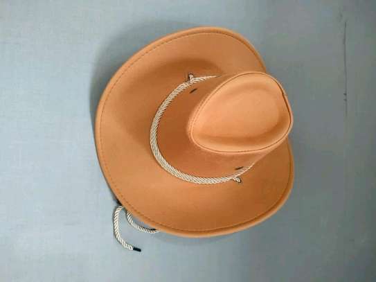 Golden brown cowboy hats image 1