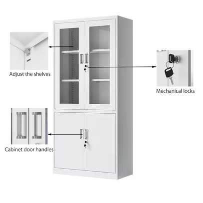 Ergonomic 2 Door Steel Filing Cabinet image 4