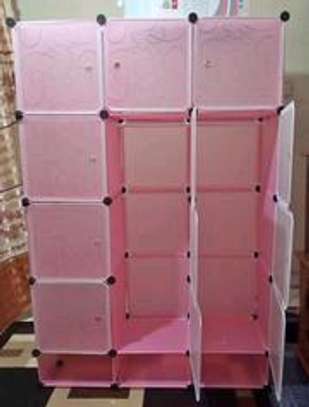 3-COLUMN PLASTIC WARDROBES/CLOSETS image 7